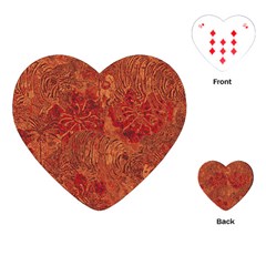 Animalprintfnl1 Playing Cards Single Design (heart) by PollyParadise