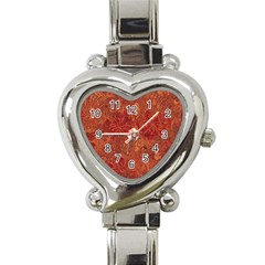 Animalprintfnl1 Heart Italian Charm Watch by PollyParadise