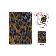 Animalprint Playing Cards Single Design (mini) by PollyParadise