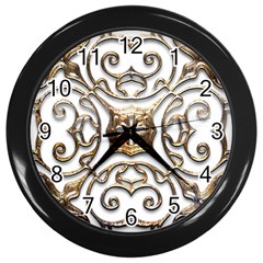 Gold Design Wall Clock (black) by LW323