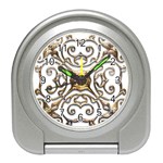 Gold Design Travel Alarm Clock Front