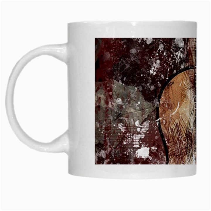 Guitar White Mugs