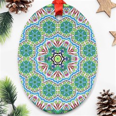 Hawaii Oval Ornament (two Sides) by LW323