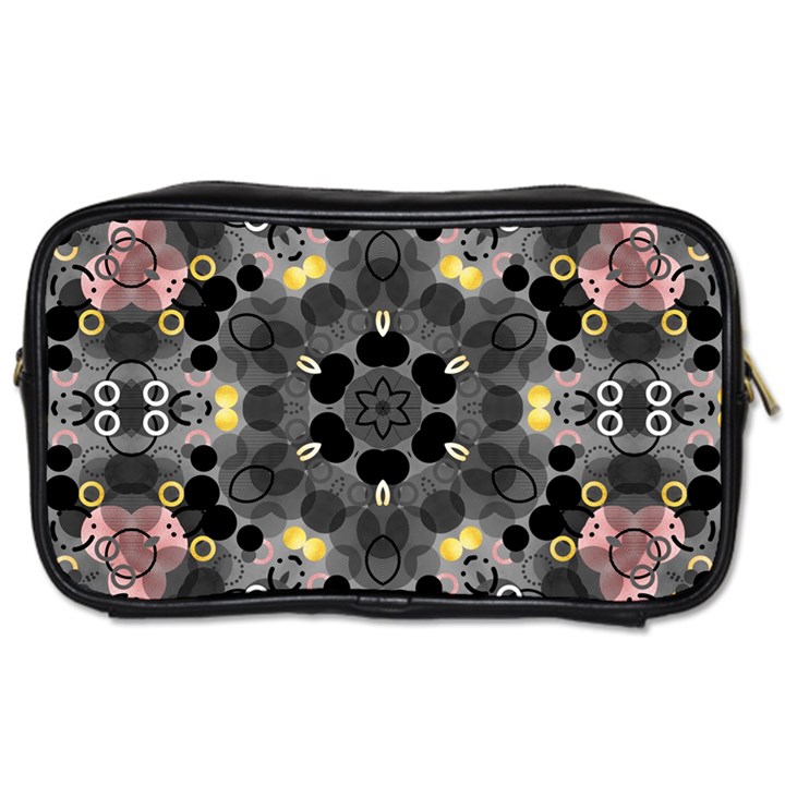 Abstract Geometric Kaleidoscope Toiletries Bag (Two Sides)