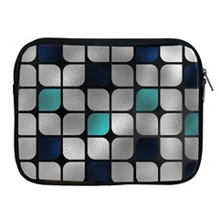 Pattern Abstrat Geometric Blue Grey Apple Ipad 2/3/4 Zipper Cases by alllovelyideas