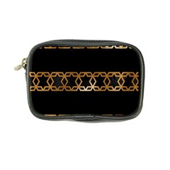 Pattern Geometric Gold Black Coin Purse by alllovelyideas