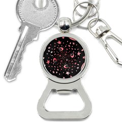 Pattern Lune Étoile Profondeur Bottle Opener Key Chain by alllovelyideas