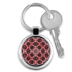 Pattern Rouge Noir Key Chain (round) by alllovelyideas