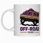 Outdoor White Coffee Mug Left