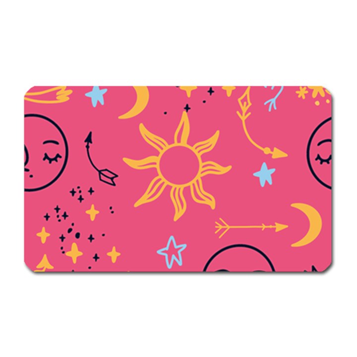 Pattern Mystic Color Magnet (Rectangular)