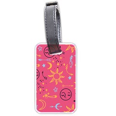 Pattern Mystic Color Luggage Tag (one Side) by alllovelyideas