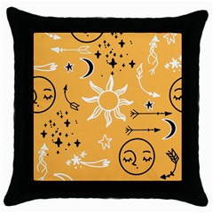 Pattern Mystic Color2 Throw Pillow Case (black) by alllovelyideas