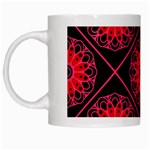 Mandala Colore Abstraite White Mugs Left