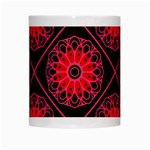 Mandala Colore Abstraite White Mugs Center