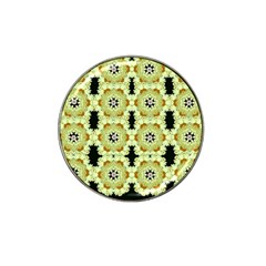 Summer Sun Flower Power Over The Florals In Peace Pattern Hat Clip Ball Marker (10 Pack) by pepitasart