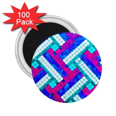 Pop Art Mosaic 2 25  Magnets (100 Pack)  by essentialimage365