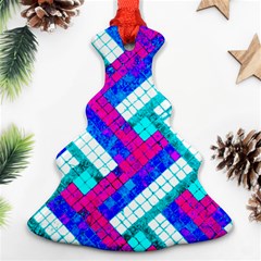 Pop Art Mosaic Ornament (christmas Tree)  by essentialimage365