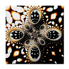 Fractal Jewerly Tile Coaster by Sparkle