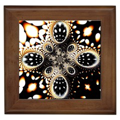 Fractal Jewerly Framed Tile by Sparkle