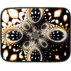 Fractal Jewerly Double Sided Fleece Blanket (mini)  by Sparkle