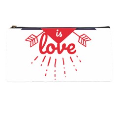 All You Need Is Love Pencil Case by DinzDas