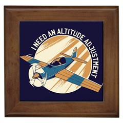 Airplane - I Need Altitude Adjustement Framed Tile by DinzDas