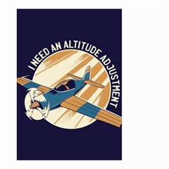 Airplane - I Need Altitude Adjustement Small Garden Flag (two Sides) by DinzDas