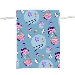 Japanese Ramen Sushi Noodles Rice Bowl Food Pattern 2  Lightweight Drawstring Pouch (xl) by DinzDas