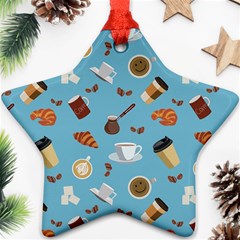 Coffee Time Ornament (star) by SychEva