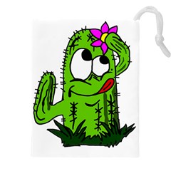 Cactus Drawstring Pouch (5xl) by IIPhotographyAndDesigns