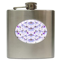 Love To The Flowers In A Beautiful Habitat Hip Flask (6 Oz) by pepitasart