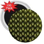 Avocados 3  Magnets (100 pack) Front