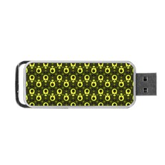 Avocados Portable Usb Flash (one Side) by Sparkle