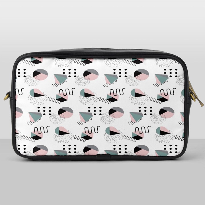 Geometry Colors Toiletries Bag (One Side)