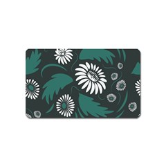 Folk Flowers Pattern Magnet (name Card) by Eskimos