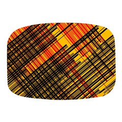 Root Humanity Orange Yellow And Black Mini Square Pill Box by WetdryvacsLair