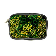 Root Humanity Bar And Qr Code Green And Yellow Doom Coin Purse by WetdryvacsLair