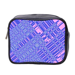 Root Humanity Barcode Purple Pink And Galuboi Mini Toiletries Bag (two Sides) by WetdryvacsLair