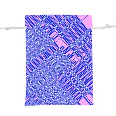 Root Humanity Barcode Purple Pink And Galuboi  Lightweight Drawstring Pouch (xl) by WetdryvacsLair