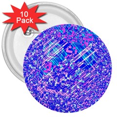 Root Humanity Bar And Qr Code Combo In Purple And Blue 3  Buttons (10 Pack)  by WetdryvacsLair