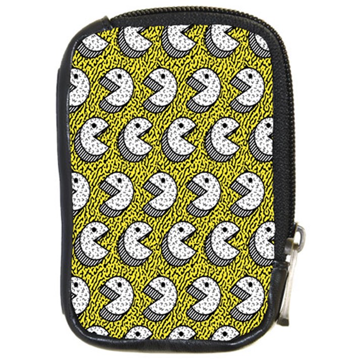 Memphis-seamless4-[converted5]redbubble8192 Compact Camera Leather Case