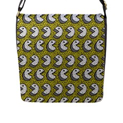 Memphis-seamless4-[converted5]redbubble8192 Flap Closure Messenger Bag (l) by elchino