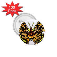 Bigcat Butterfly 1 75  Buttons (100 Pack)  by IIPhotographyAndDesigns