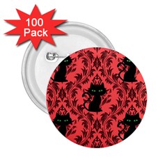 Cat Pattern 2 25  Buttons (100 Pack)  by NerdySparkleGoth