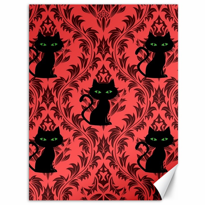 Cat Pattern Canvas 36  x 48 