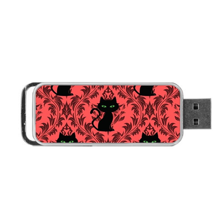 Cat Pattern Portable USB Flash (One Side)