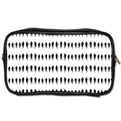 Athletic Running Graphic Silhouette Pattern Toiletries Bag (two Sides) by dflcprintsclothing