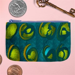 Gold On Green Large Coin Purse by kiernankallan