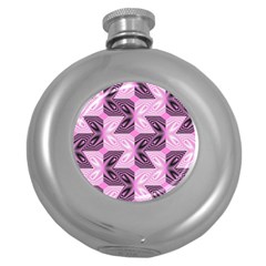 Abstract Round Hip Flask (5 Oz) by Sparkle