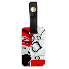 Modern Art Luggage Tag (one Side) by Sparkle